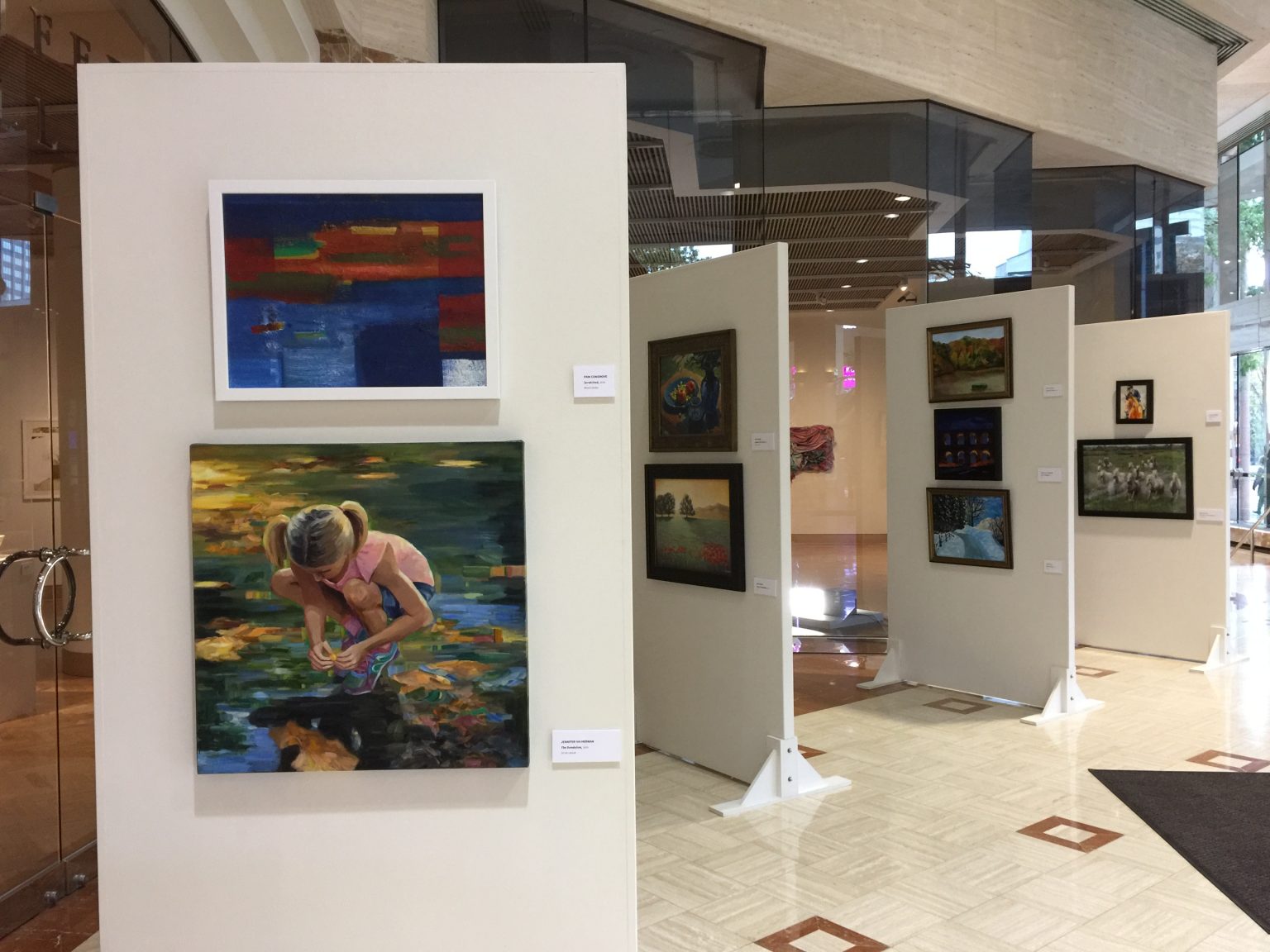 Riffe Gallery Lobby Show Dublin Area Art League