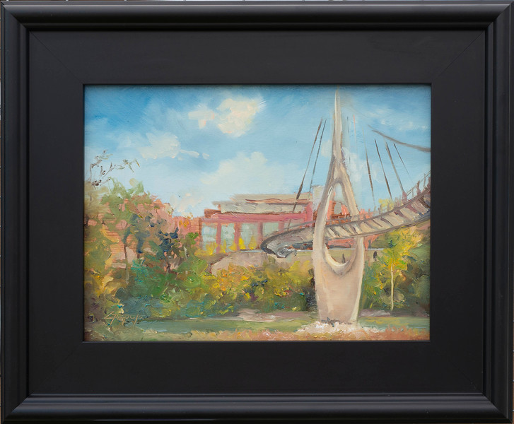 Over Scioto River by Zija Popaja