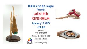 February Meeting, Speaker Char Norman, artist