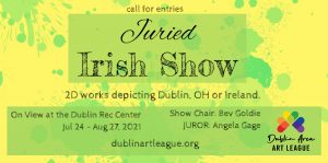 2021 Juried Irish Show @ Dublin Community Rec Center
