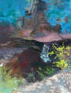 Indian Summer Falls by Linda Shepard